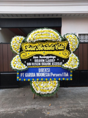 Papan Bunga Duka di Kersana