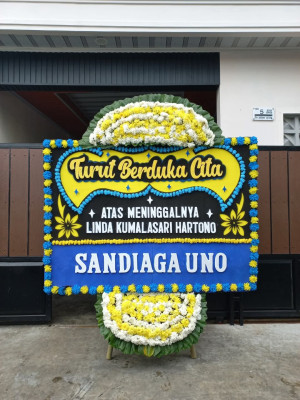 Papan Bunga Duka di Kersana